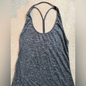 ALO Yoga Gray Racerback Tank Top